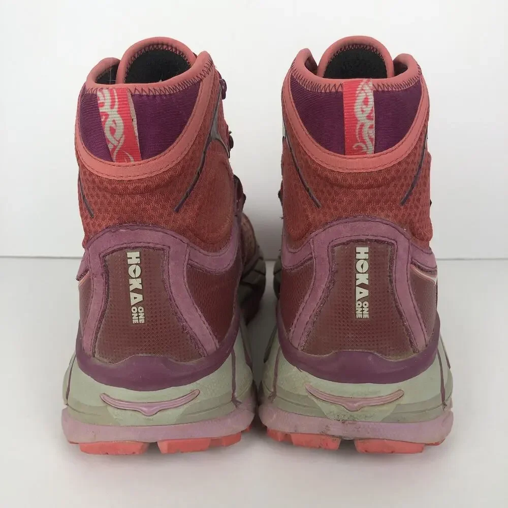 Hoka One One Women's Pink Plum Trail Running Boots - Picture 8 of 13